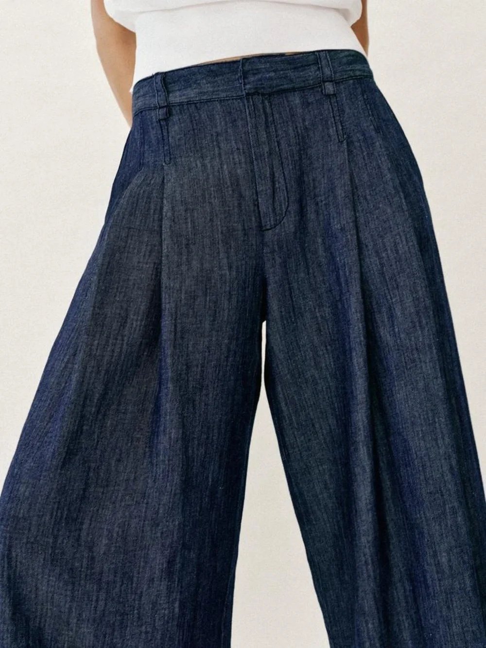 ZARA PLEATED CULOTTES